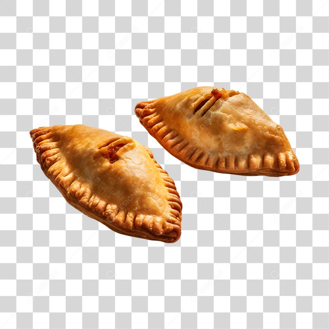 Pasteis fritos saborosos PNG Transparente