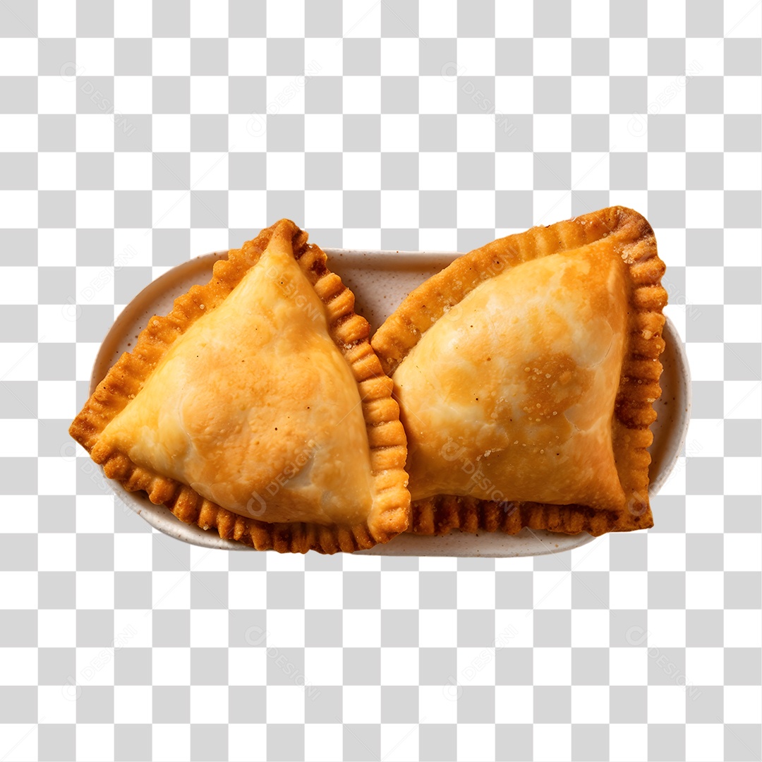 Pasteis fritos saborosos PNG Transparente