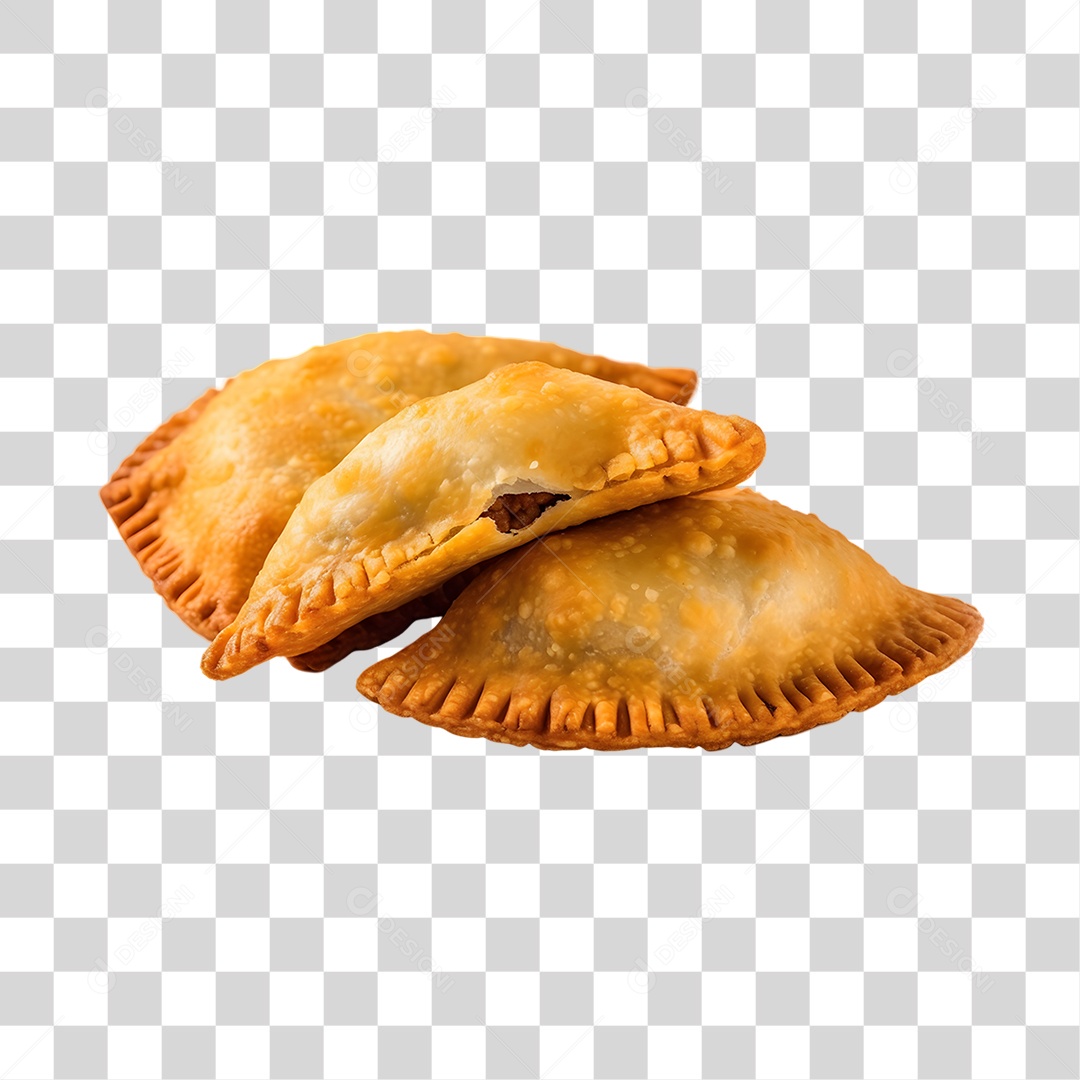 Pasteis fritos saborosos PNG Transparente