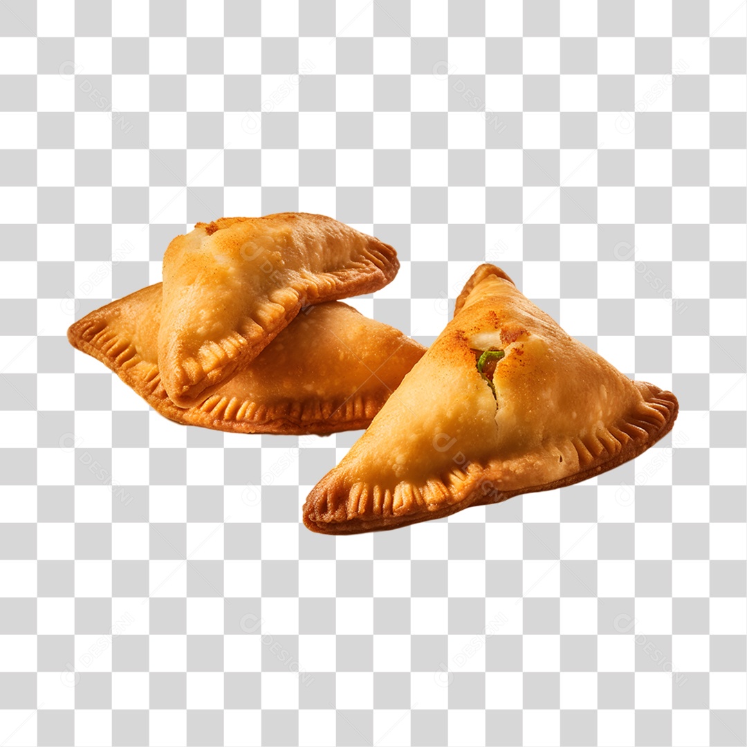 Pasteis fritos saborosos PNG Transparente