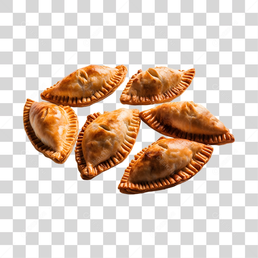 Pasteis fritos saborosos PNG Transparente