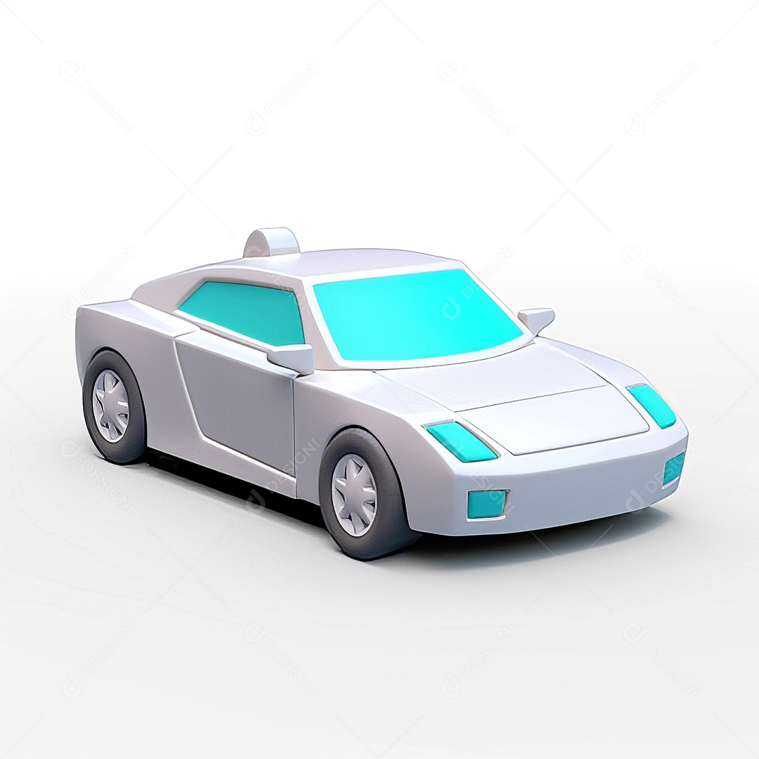 Objeto 3D de carro.
