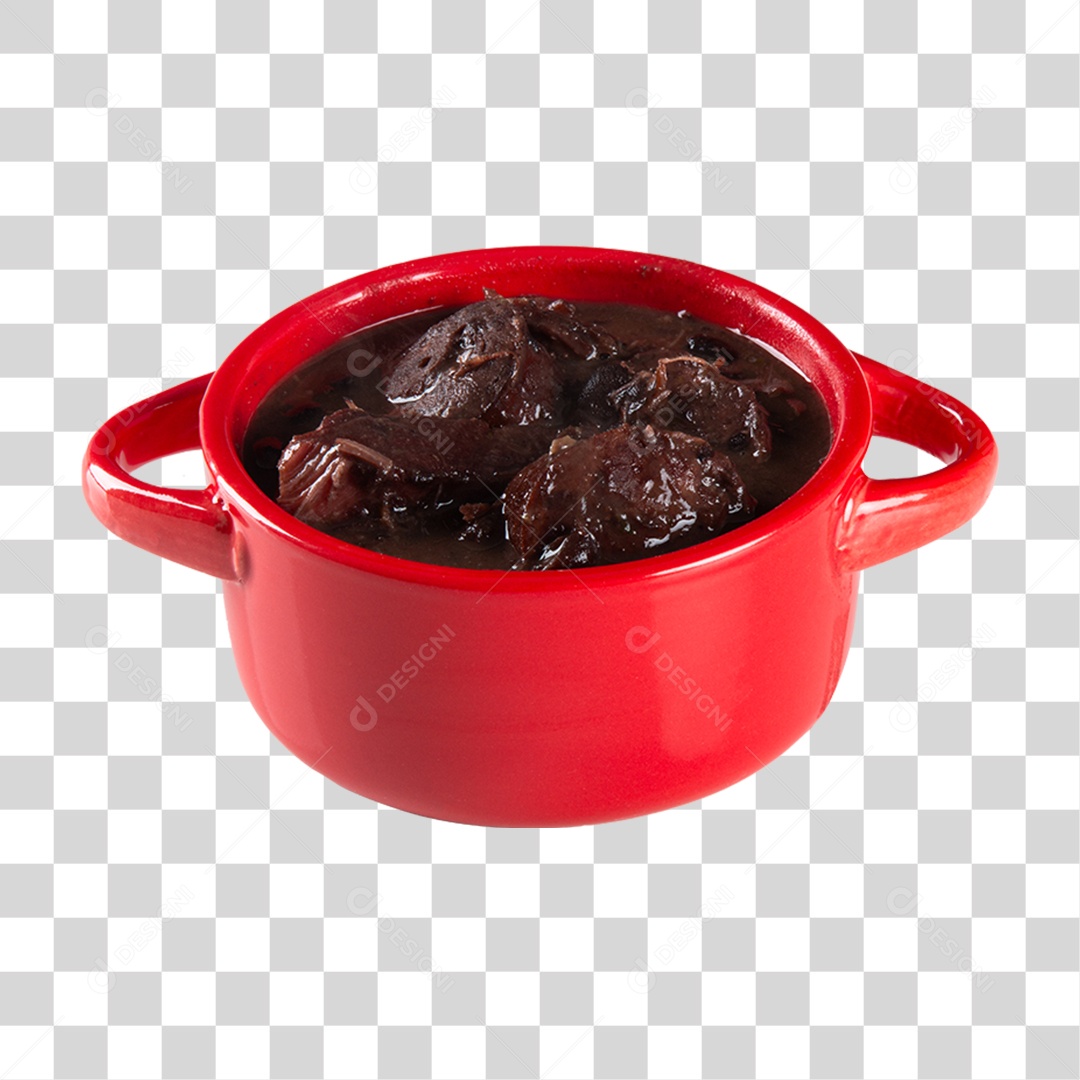 Tigela com Feijoada PNG Transparente