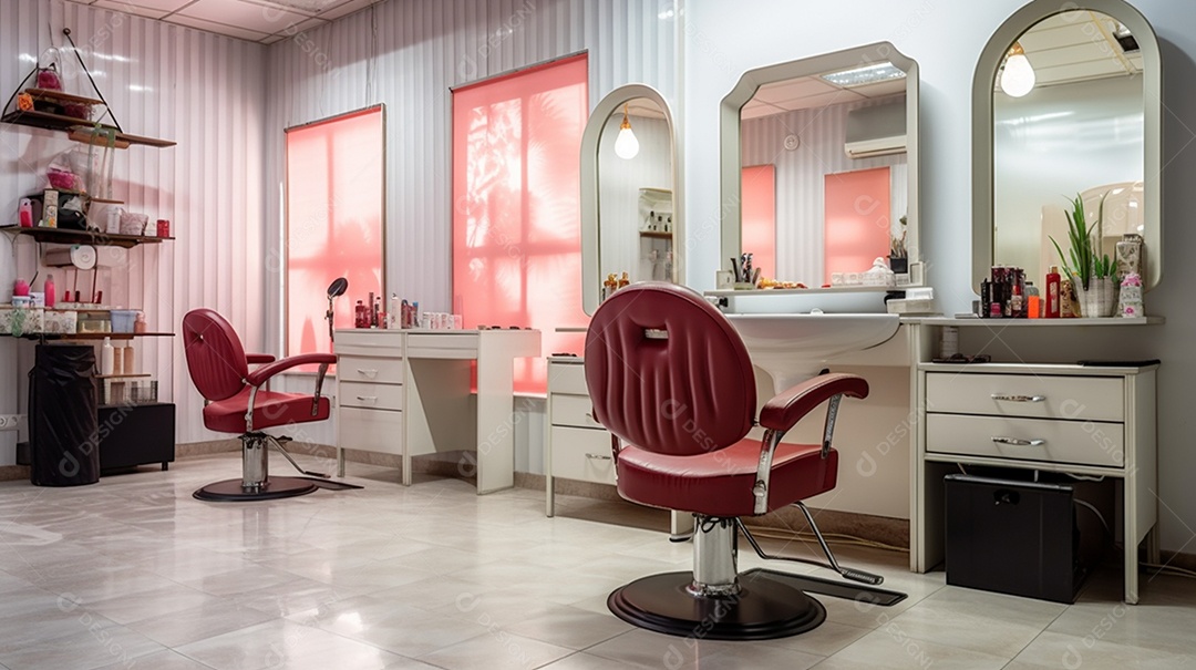 Detalhes do salão de beleza