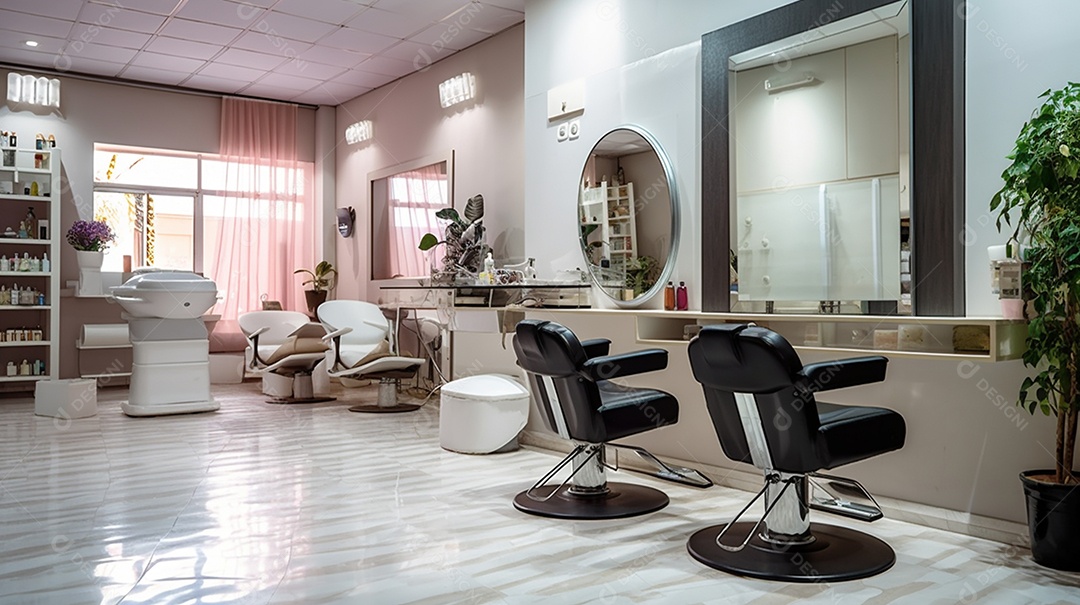 Detalhes do salão de beleza
