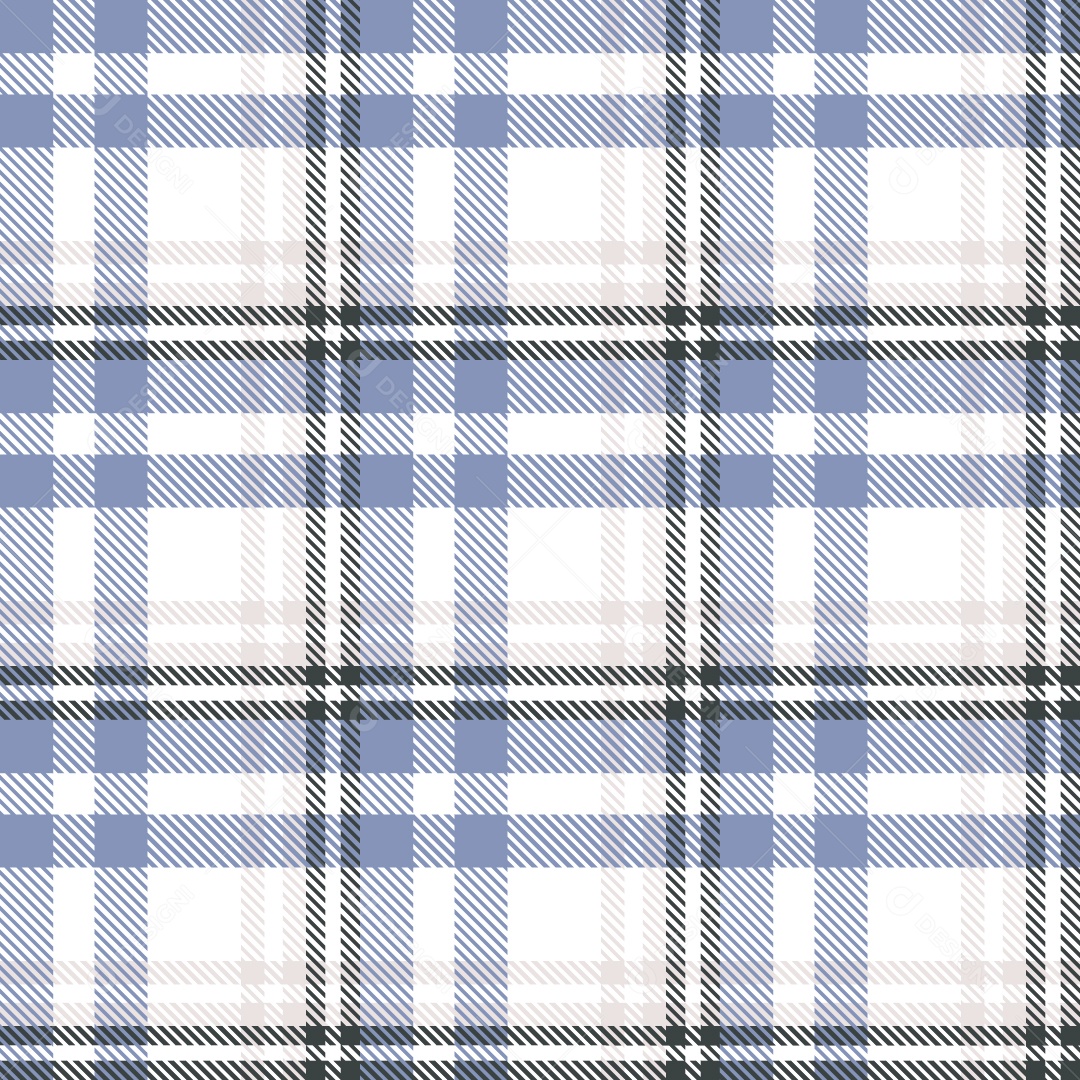 Padrão Xadrez Textura Vetorial Azul Preto e Branco Vetor EPS