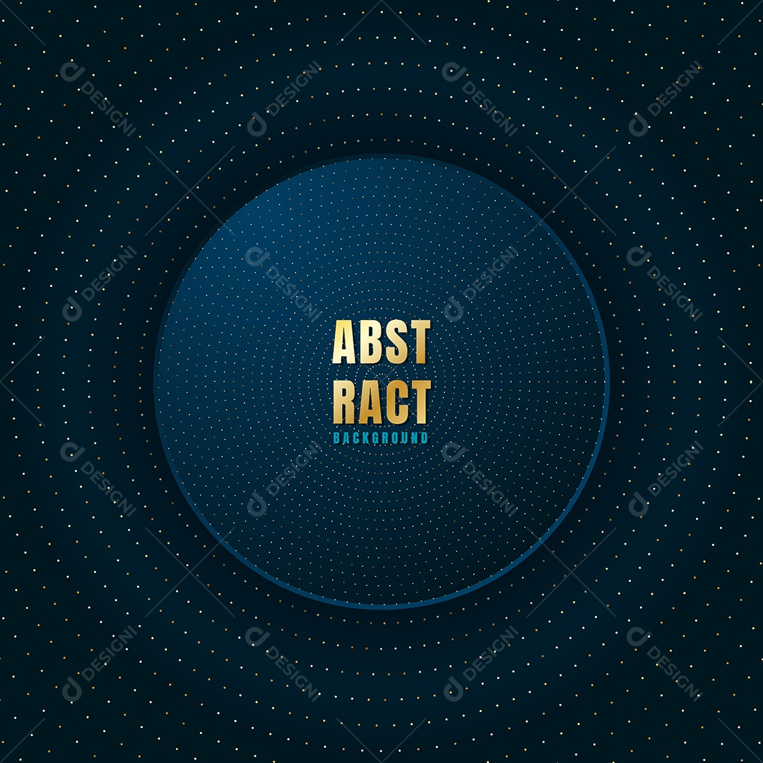 Background Circulo Azul Cm Pontos Durados Vetor EPS