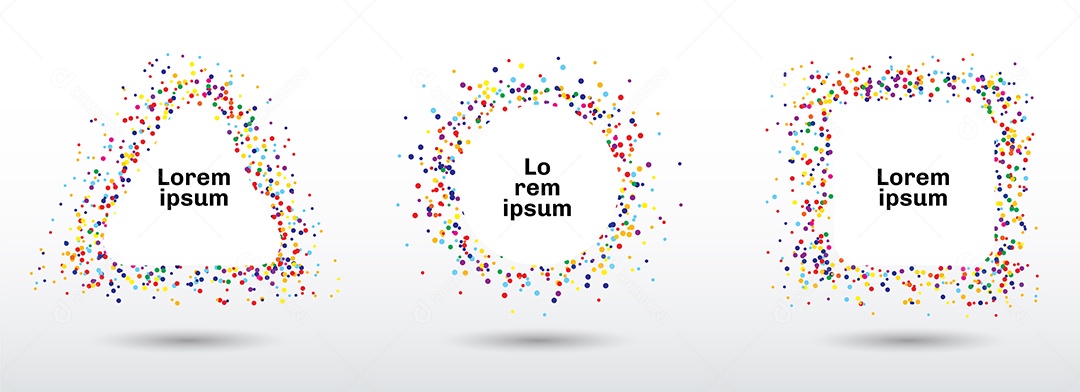 Conjunto de Triângulo Abstrato Vetor EPS