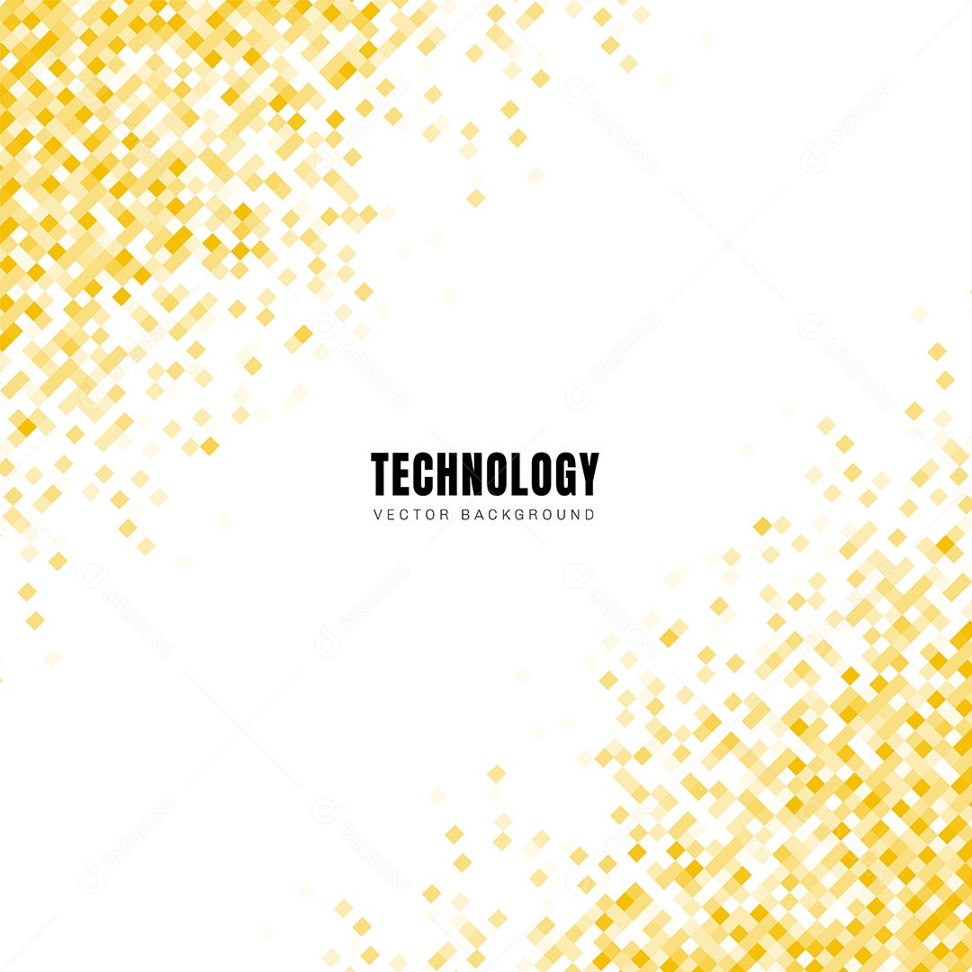 Background Quadrados Amarelos  Vetor EPS