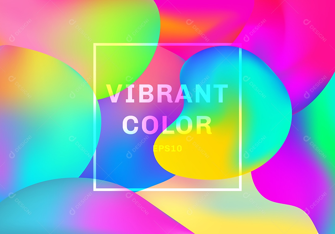 Background Na Forma Fluida Abstratos Vetor EPS