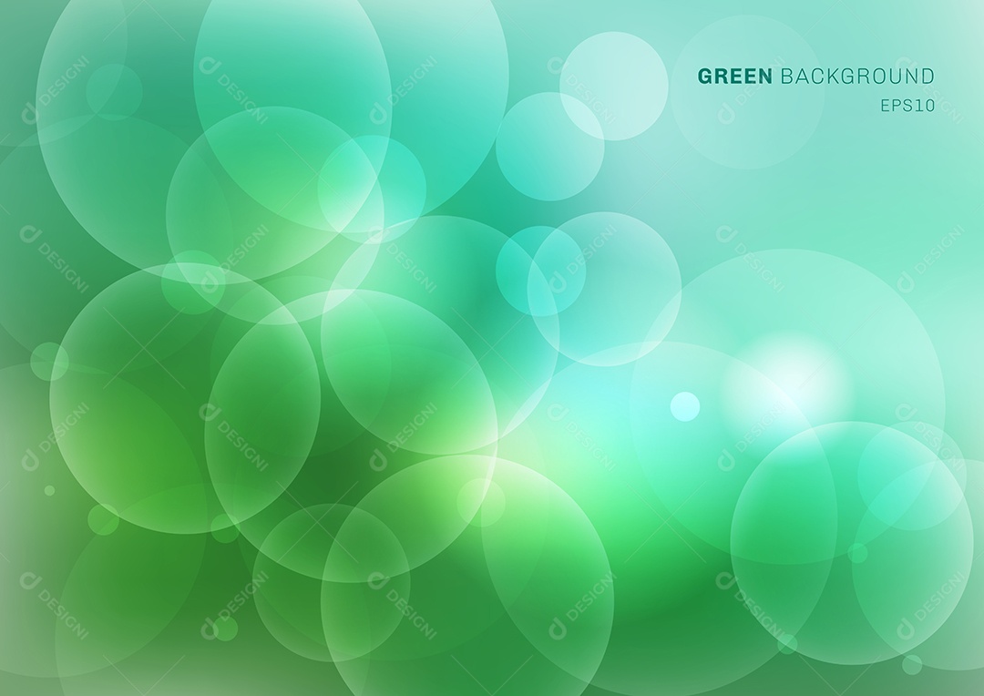 Background  Natureza Verde Abstrata Vetor EPS