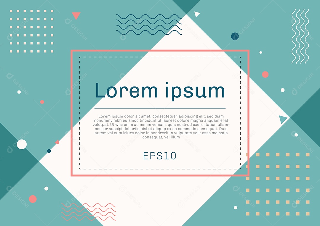 Background Banner Geométrico Vetor EPS