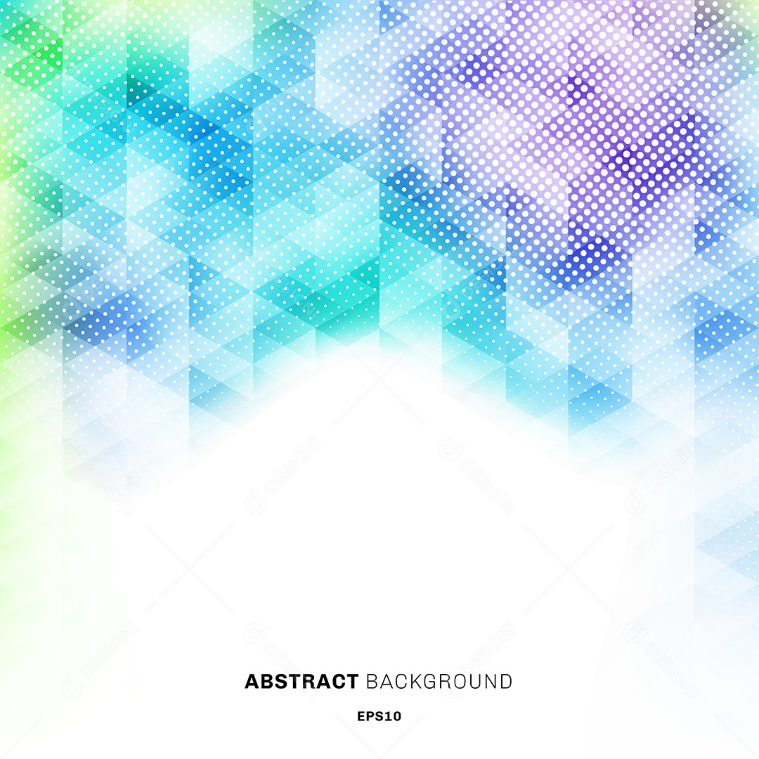 Background Hexágonos Coloridos Vetor EPS
