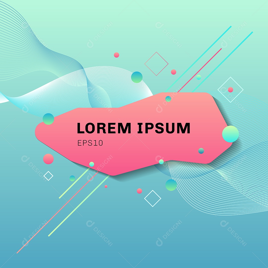 Background Ondas Dinâmicas Vetor EPS