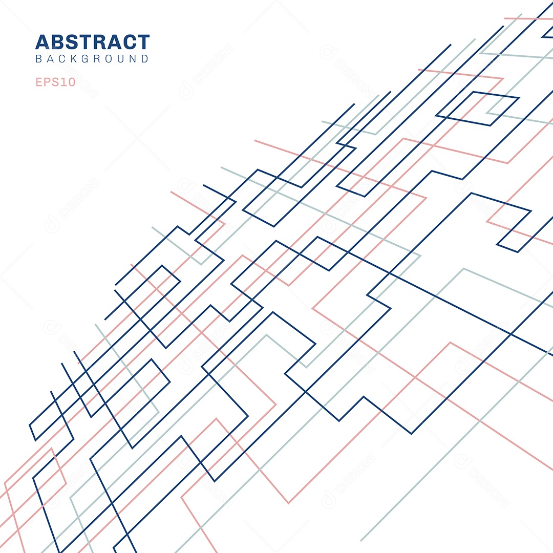 Background Linhas e Formas Geométricas Vetor EPS