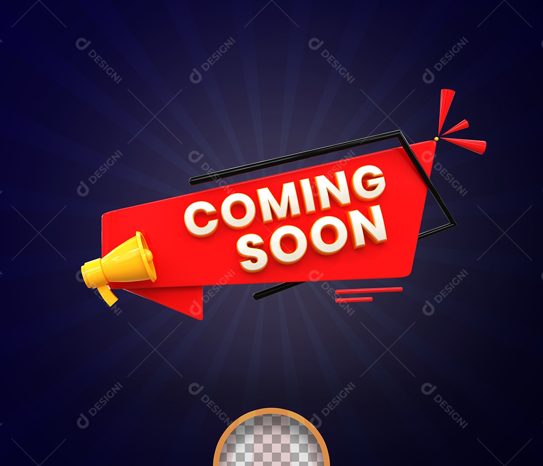 Selo de Desconto 3D Para Composição PSD