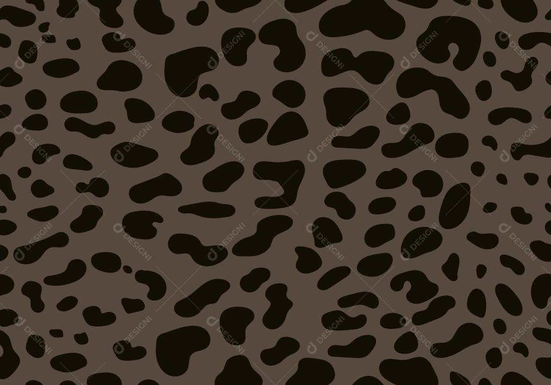 Estampado De Pelagem De Animal Onça Pintada Vetor EPS