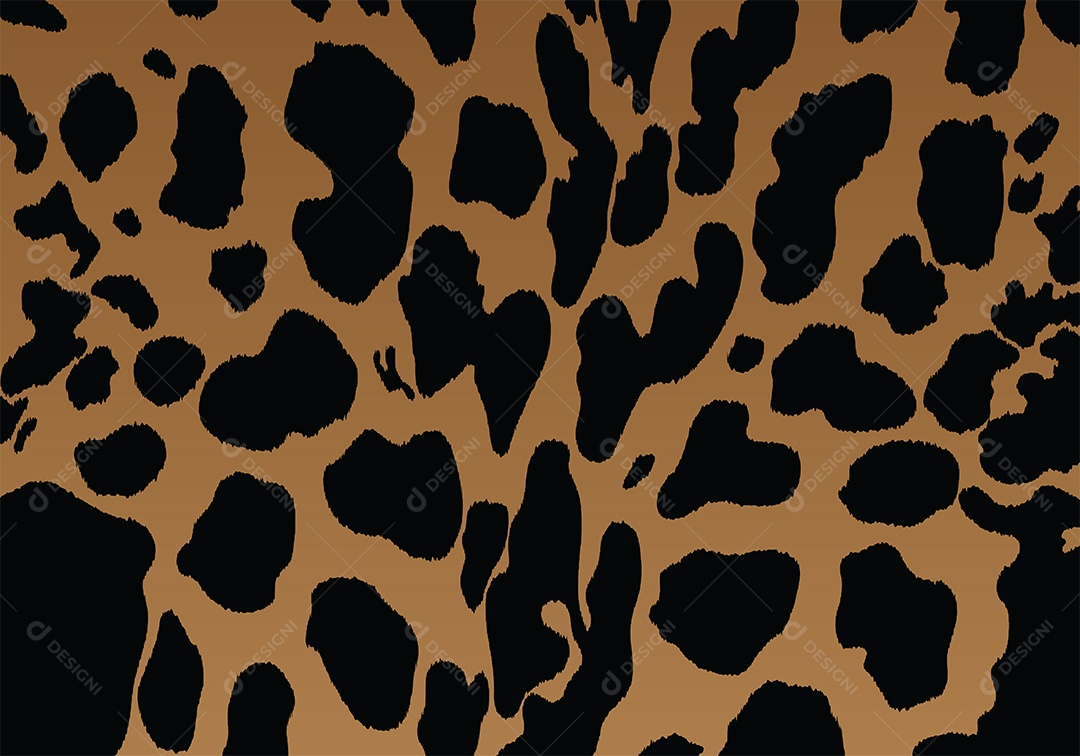 Estampado De Pelagem De Animal Onça Pintada Vetor EPS