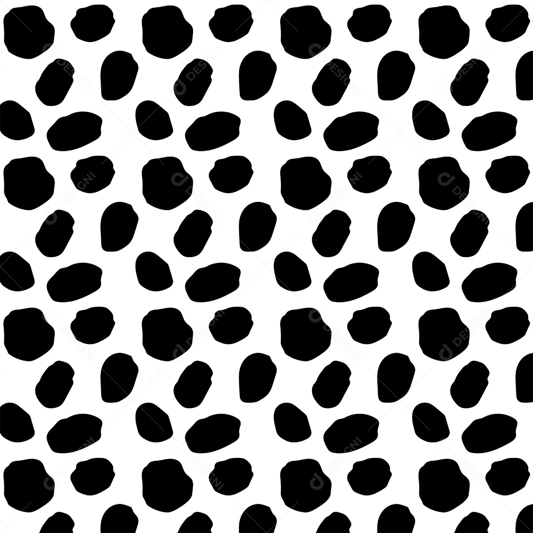 Estampado De Couro De De Animal Vaca Com Pintinhas Vetor EPS