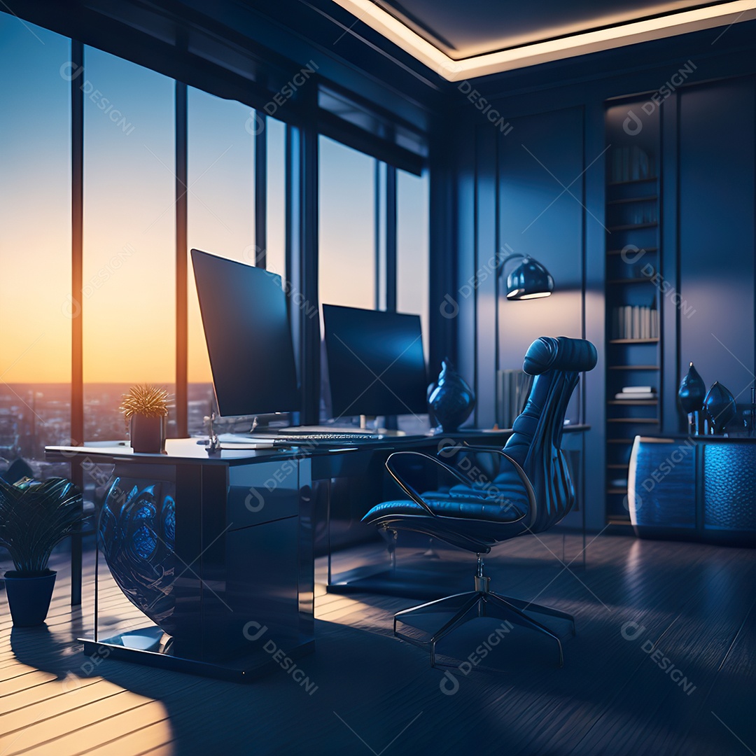 Imagem realista de escritório