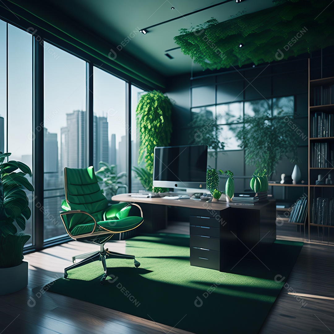 Imagem realista de escritório