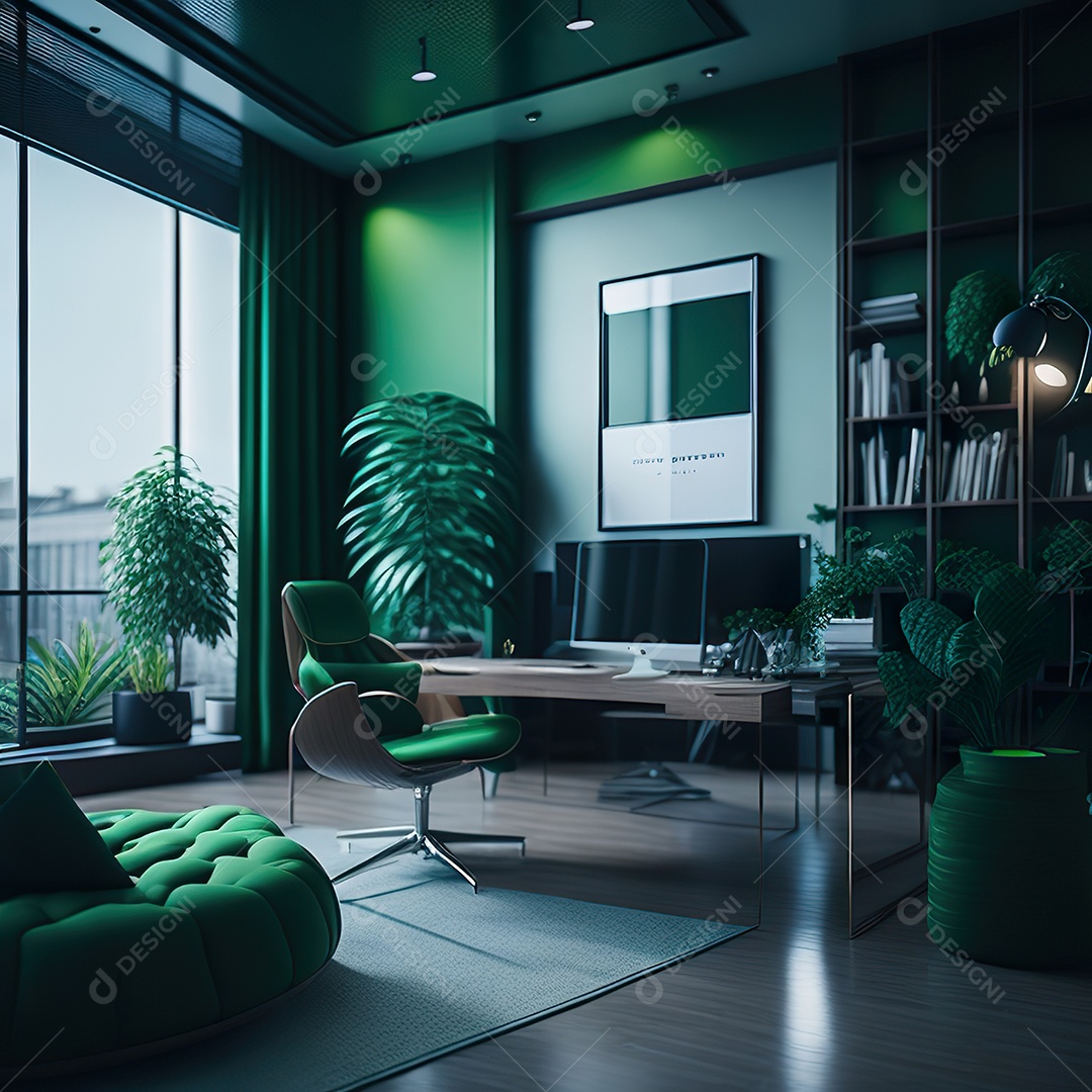 Imagem realista de escritório