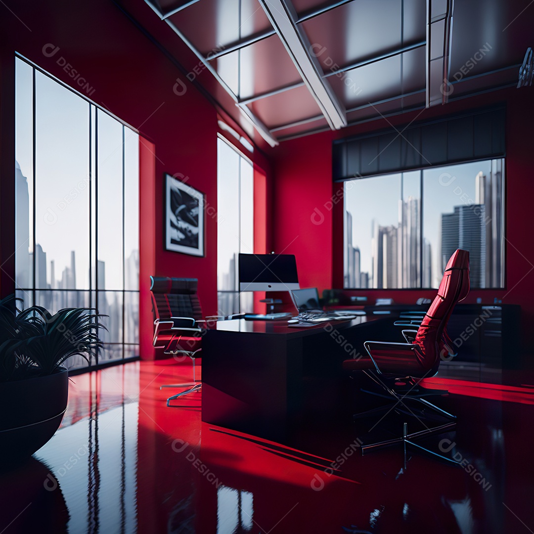 Prata de escritório de luxo