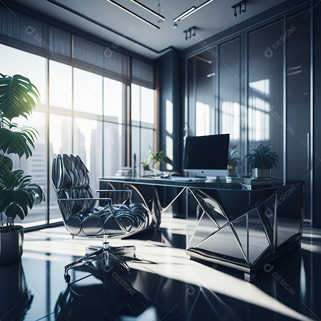 Imagem realista de escritório