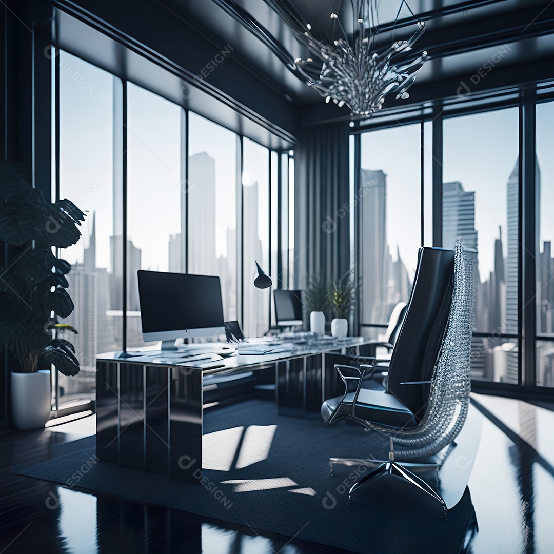 Imagem realista de escritório