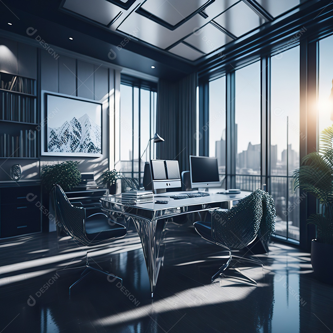 Prata de escritório de luxo