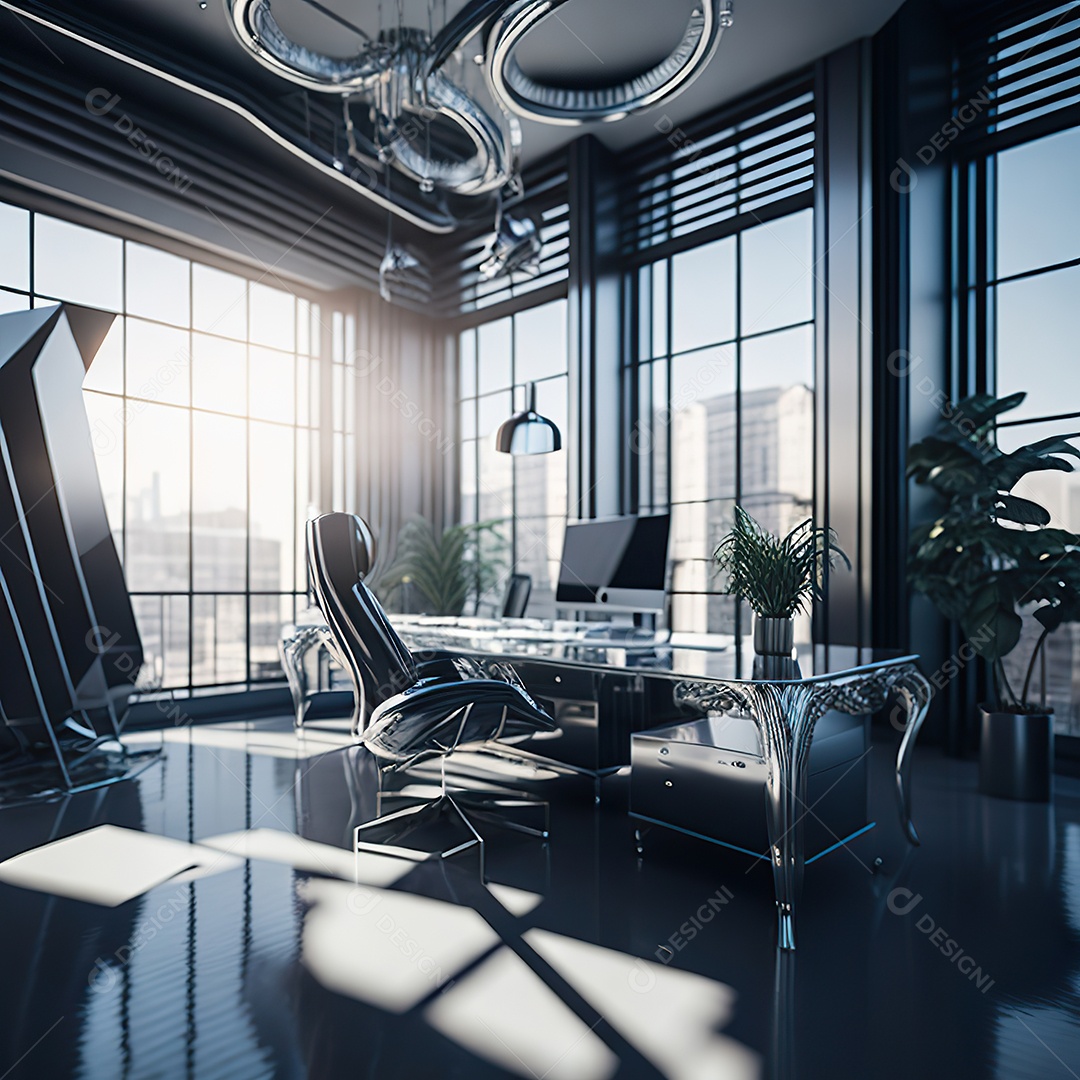 Prata de escritório de luxo