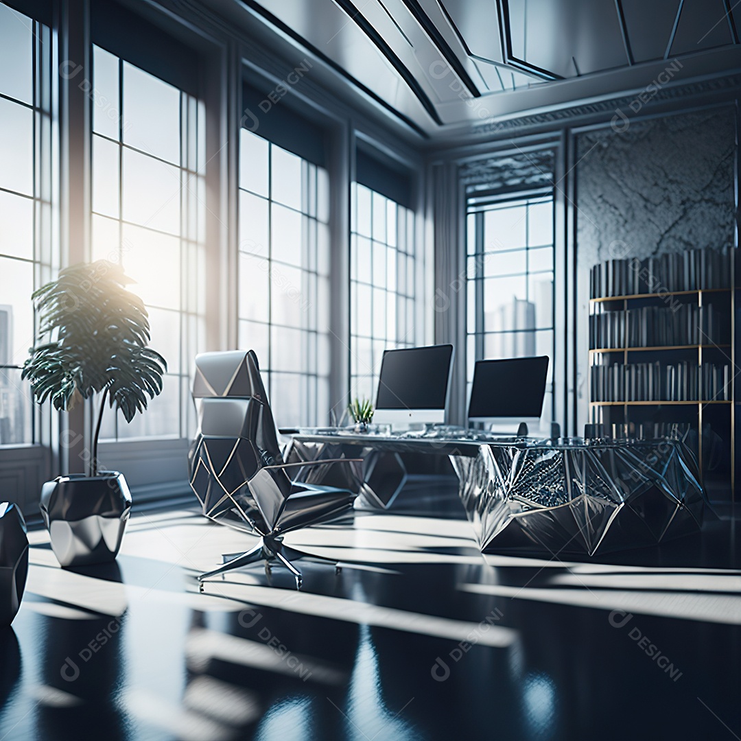 Prata de escritório de luxo