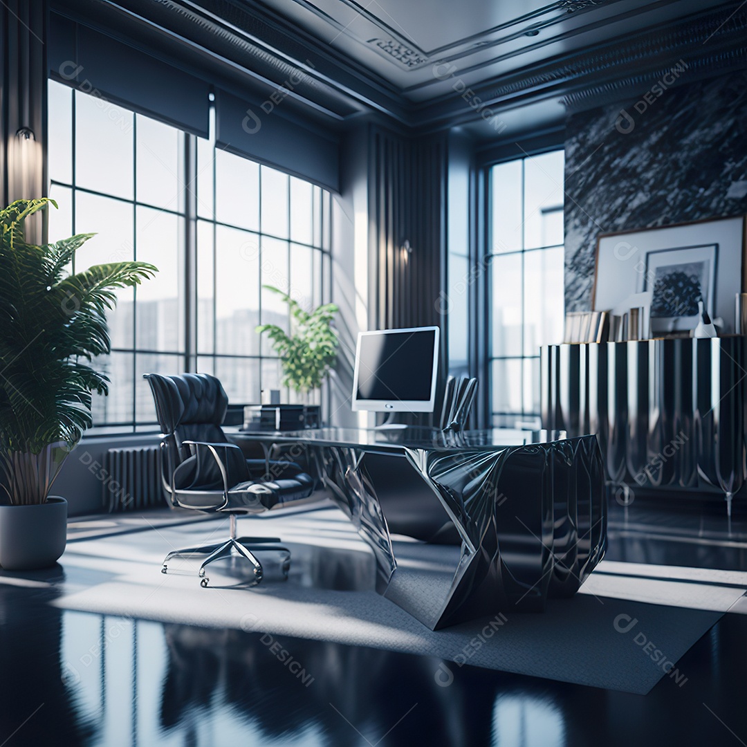 Prata de escritório de luxo