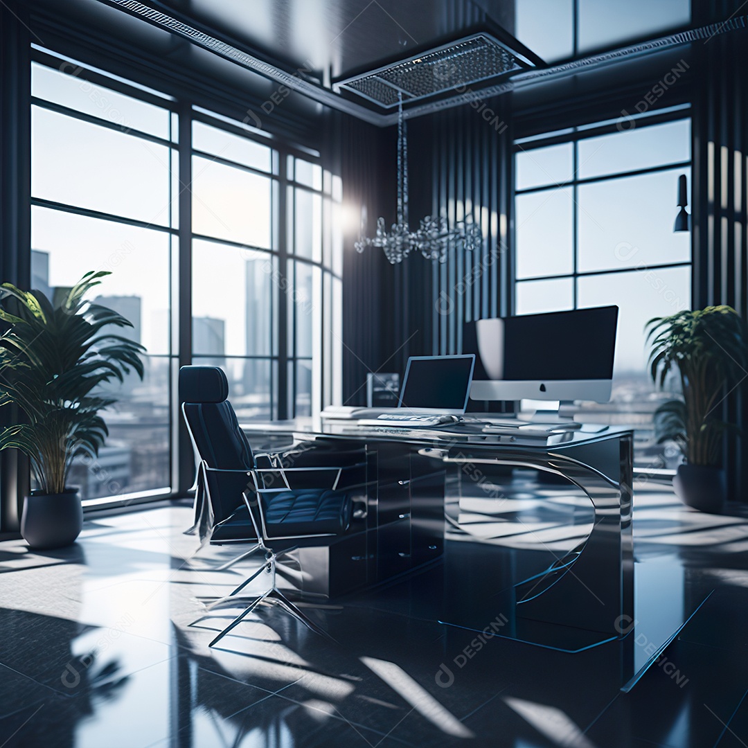 Prata de escritório de luxo