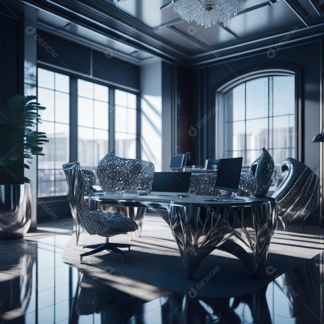 Prata de escritório de luxo