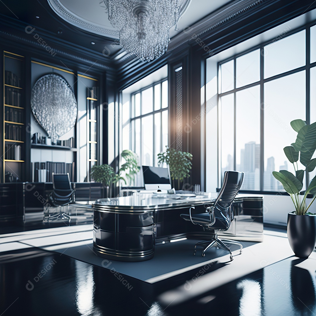 Prata de escritório de luxo