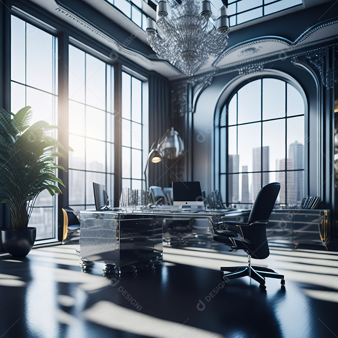 Prata de escritório de luxo