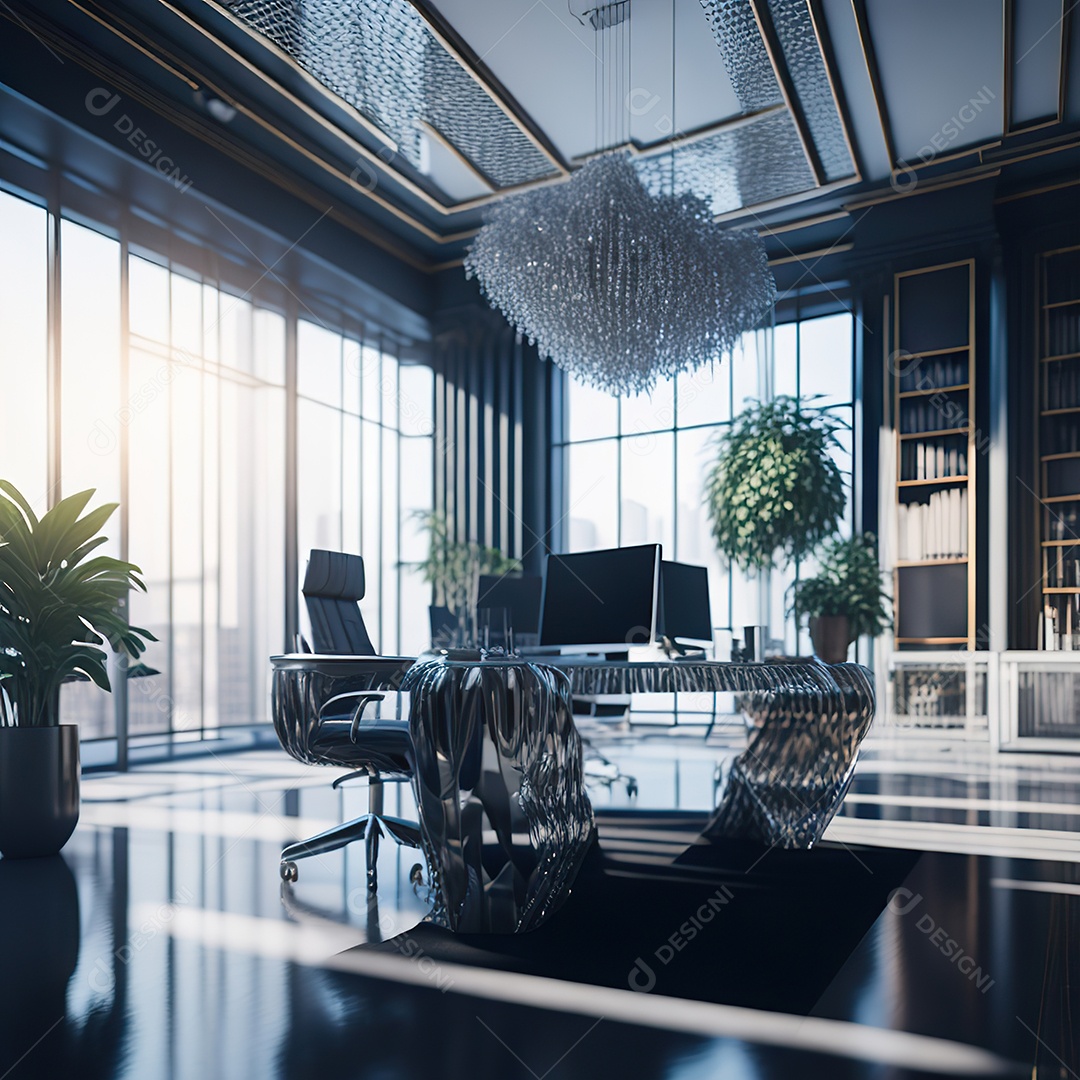 Prata de escritório de luxo