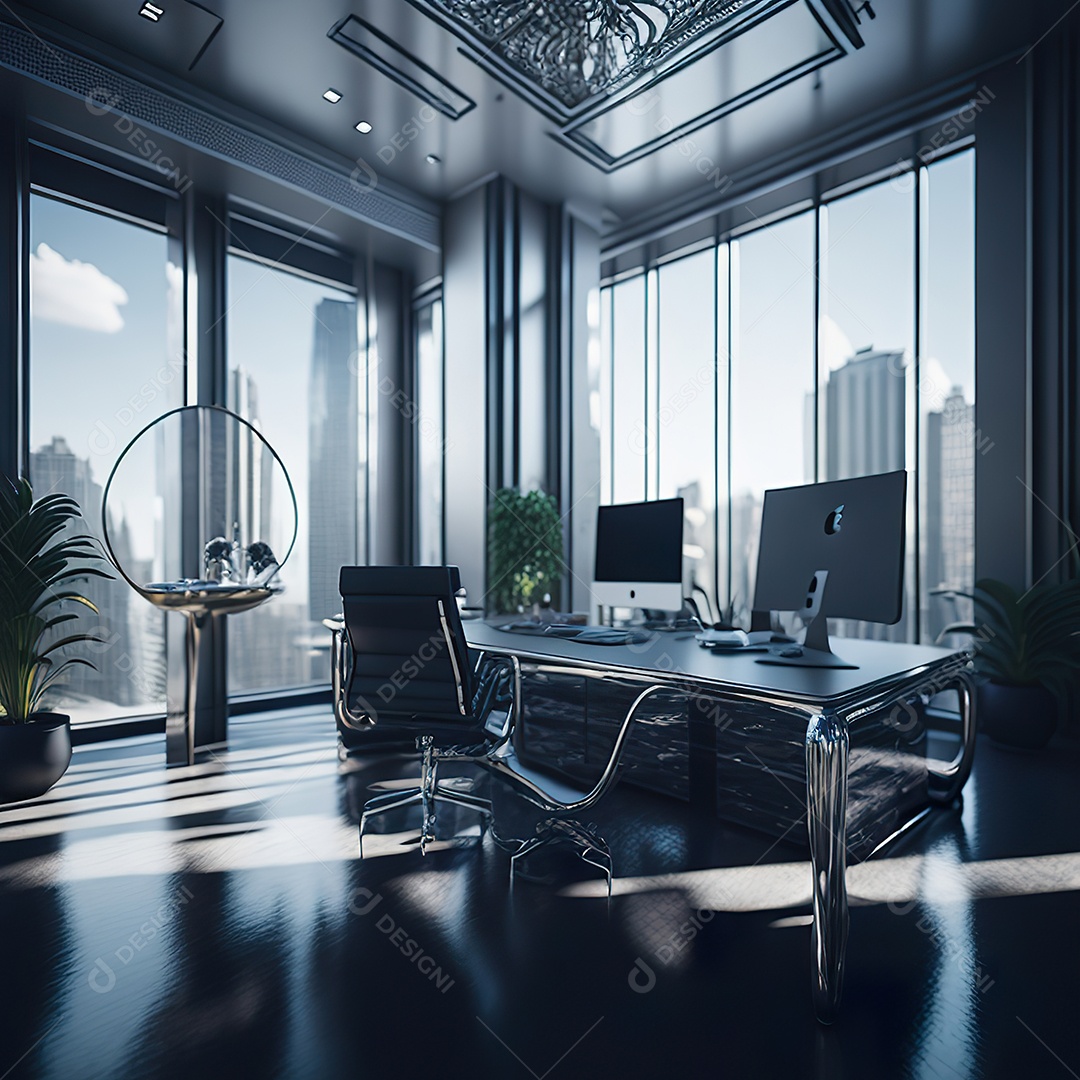 Prata de escritório de luxo