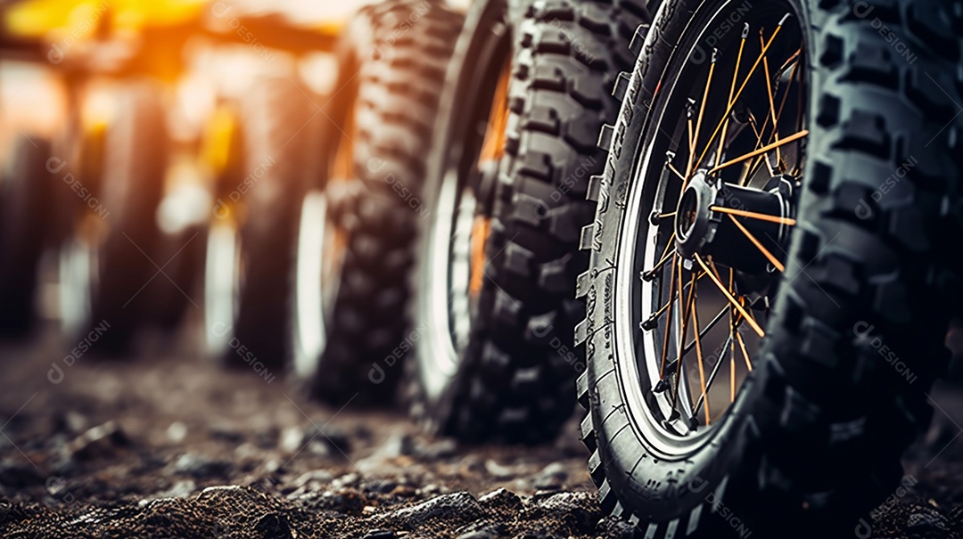 Homem pilotando moto de motocross