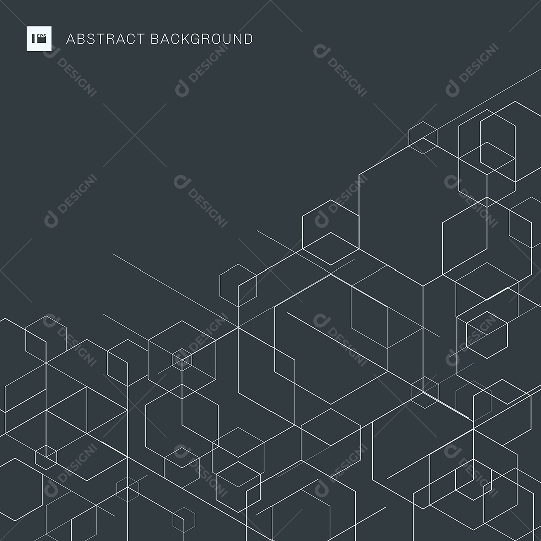 Background Linhas e Formas Abstrata Vetor EPS