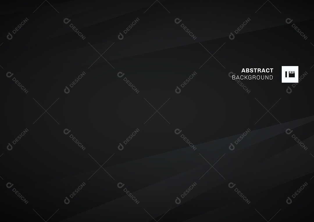 Background Preto Com Formas Abstratas Vetor EPS