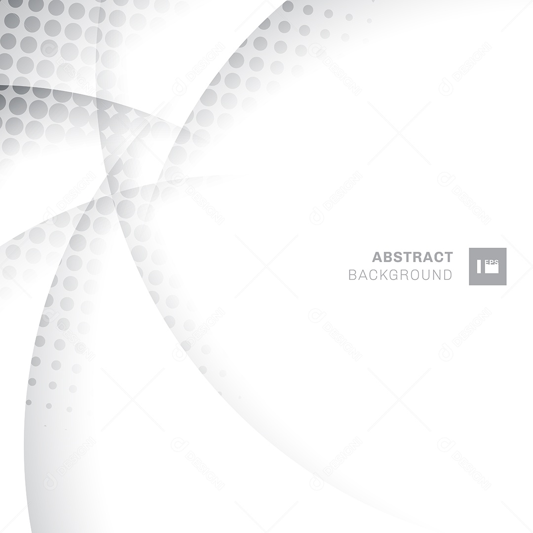 Background Curva Abstrata Cinza Vetor EPS