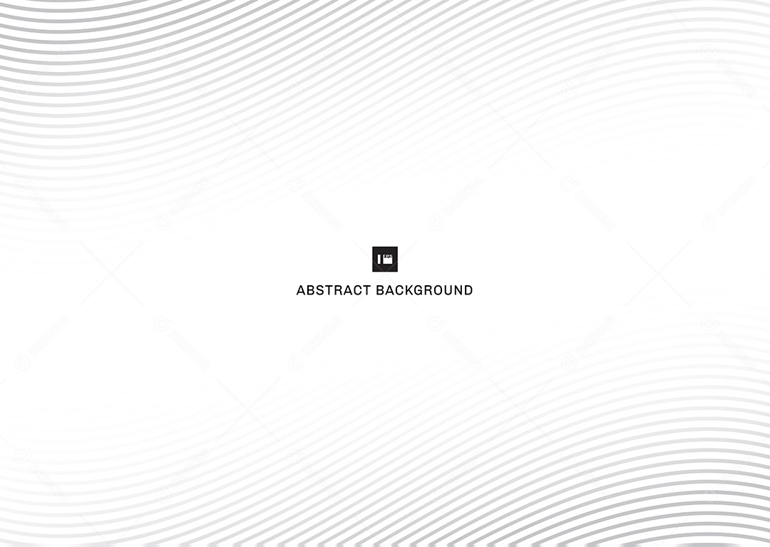 Background Branco Com Linhas Onduladas Vetor EPS