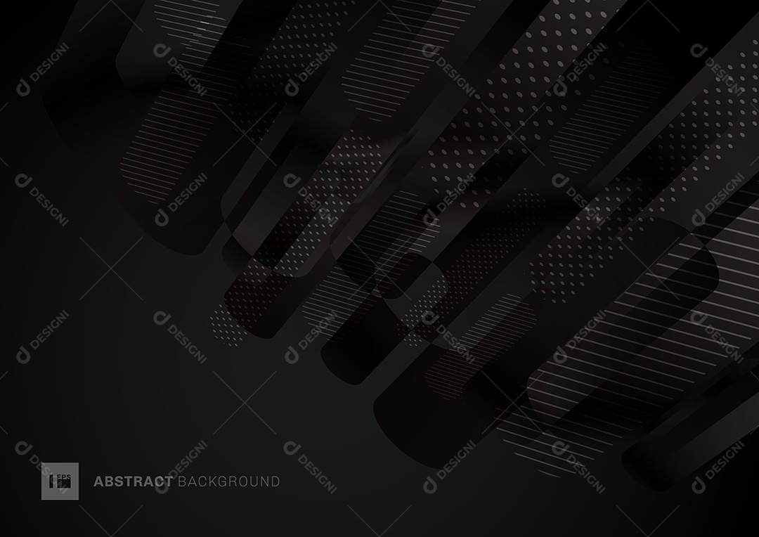 Background Em Cores Pretas Firmas Abstratas Vetor EPS