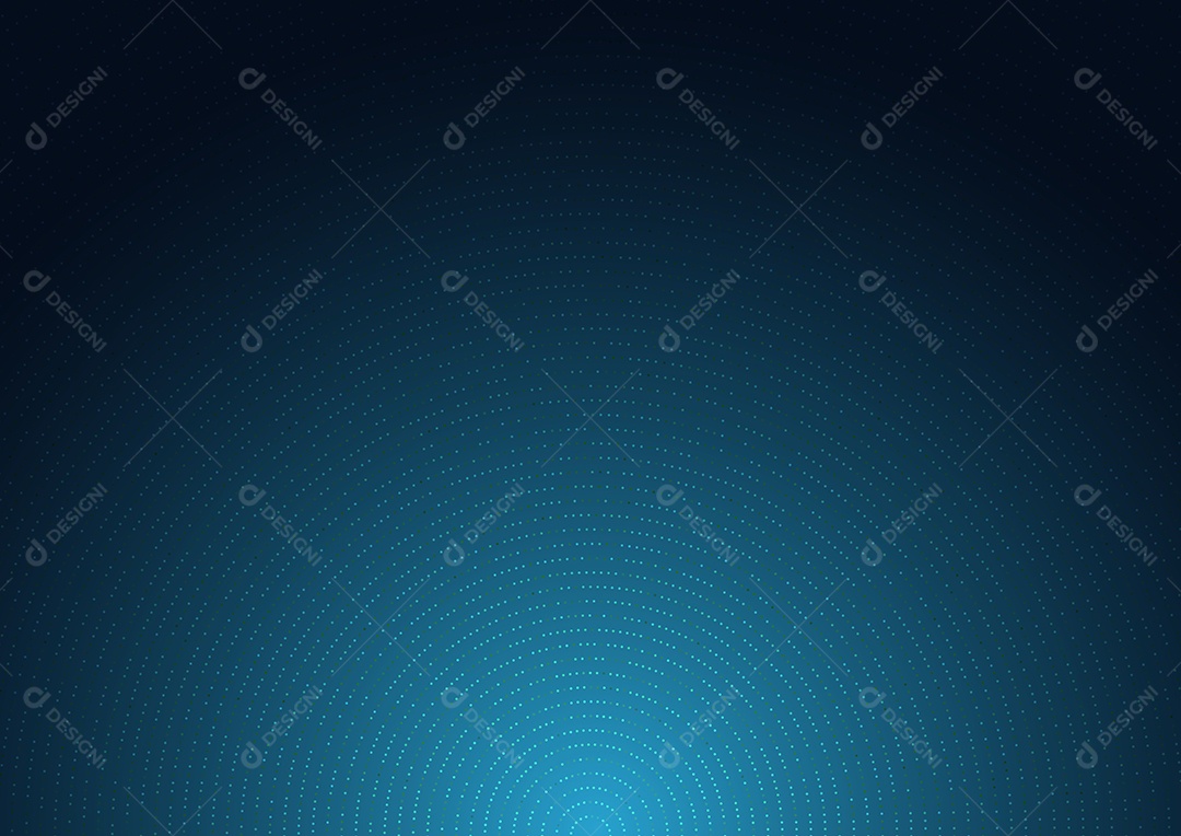 Background Azul Com Brilho Vetor EPS