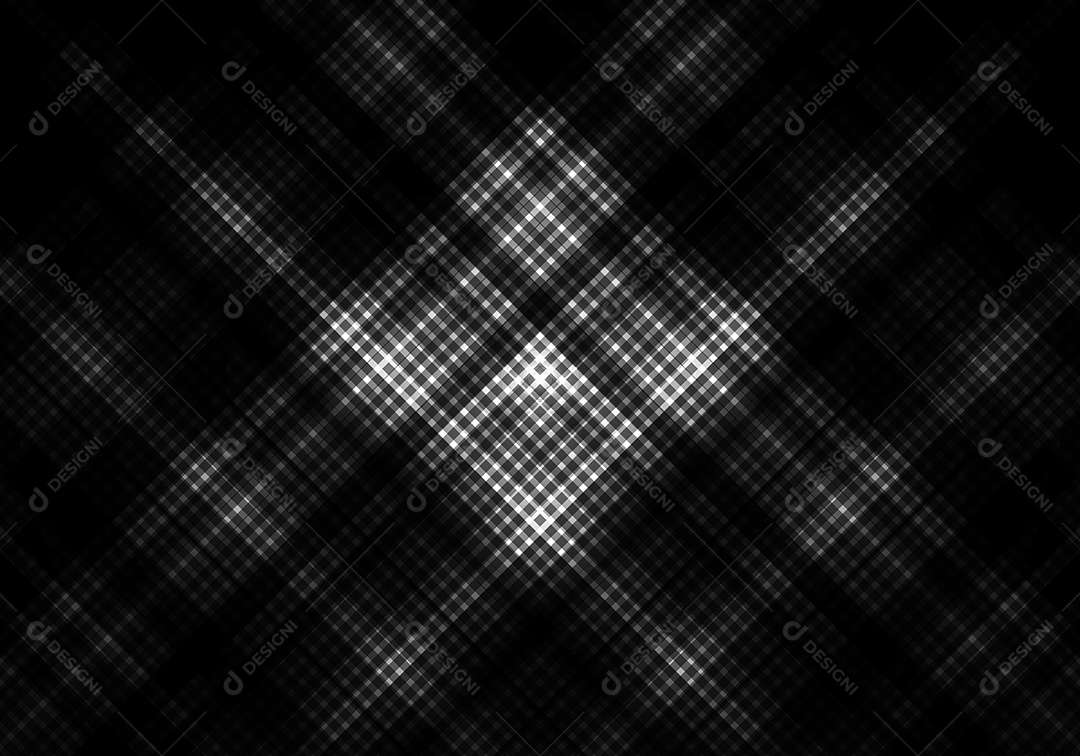 Background Preto e Branco Grade Quadrada Vetor EPS