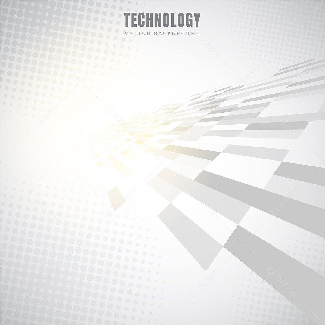 Background Branco Com Formas Geométricas Vetor EPS