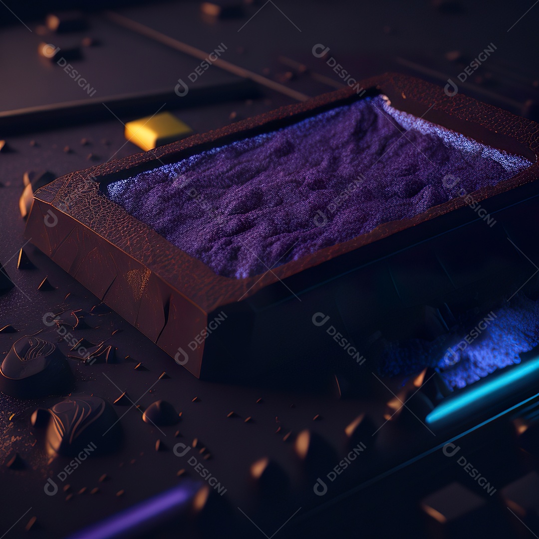 Barras de chocolate sobre uma mesa