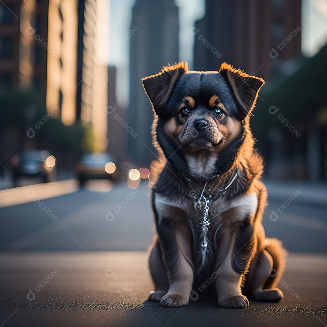 Imagem realista de cachorro